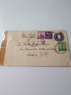 Usa.pstat Cover 3ct 1943 Boston Mass To Mexic Dr. Censored Slogan Rec At Back Reg Post E7 Conmems For Post 1 Or 2 Letter - 1941-60