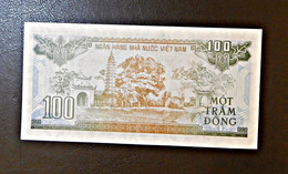A4 VIET-NAM  BILLETS DU MONDE WORLD BANKNOTES  100 DONG - Viêt-Nam