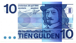 Olanda - 10 Gulden 1968    ++++++ - 10 Florín Holandés (gulden)