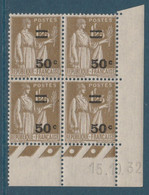 N° 298 PAIX COIN DATE DU 15/10/32 ** - 1930-1939