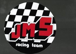Autocollant Rare Grande  Taille Ecurie Jean Marc SMADJA Automobiles 24 Heures Du Mans 1977 JMS RACING TEAM - Kleding, Souvenirs & Andere