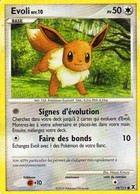 Carte Pokemon 59/111 Evoli 50pv 2009 - Pokemon