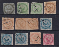 Colonies Générales - Ensemble De Timbres Eu Type Aigle - B - Eagle And Crown