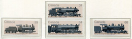 KANADA 980-983 Mnh, Eisenbahn, Railway, Chemin De Fer, Lokomotive, Locomotive - CANADA - Autres & Non Classés
