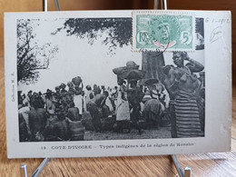 CPA  -  CÔTE D'IVOIRE - Types Indigènes De La Région De Koroko (1912)  Afrique Occidentale..(S29-22) - Côte-d'Ivoire