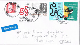 45897. Carta TAASTRUP (Danmark) Terminal 2022 To Spain - Brieven En Documenten