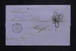 BRÉSIL - Lettre Pour La France En 1859 Par Voie Anglaise - L 126932 - Cartas & Documentos