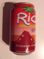 Alt188 Lattina Bibita Boite Boisson Can Drink Lata Bebida Rio Orange Sanguine 1998 France - Latas