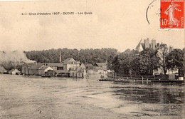Delcampe - CRUE D'OCTOBRE 1907 DECIZE LES QUAIS - Decize