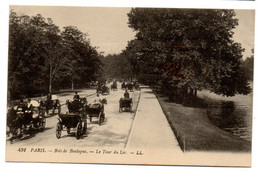 Delcampe - PARIS  16° - 1919 - Le Bois De Boulogne -- Le Tour Du Lac ( Très Animée, Attelages  ) ............à Saisir - Paris (16)