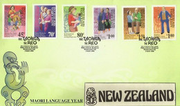 NEW-ZEALAND. Māori Language. Yvert Nr 1364/69. Scott # 1269/74.  FDC 1995. Côte  13,00 Euro. - Otros & Sin Clasificación