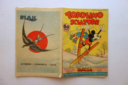 Nel Regno Di Topolino Topolino Sciatore Walt Disney Mondadori Albo N. 50 1937 - Altri & Non Classificati