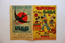 Nel Regno Di Topolino Topolino Il Bel Gagà Walt Disney Mondadori Albo N.23 1936 - Other