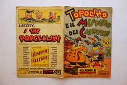 Topolino E Il Mistero Dei Cappotti Walt Disney Mondadori Albo N. 4 1935 - Other & Unclassified