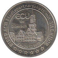VALENCE/BIBERACH - EC0010.1 - 1 ECU DES VILLES - Réf: NR - 1995 - Euros De Las Ciudades