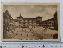I120062 Cartolina - Torino - Piazza Castello E Palazzo Reale - VG 1930 - Palazzo Reale