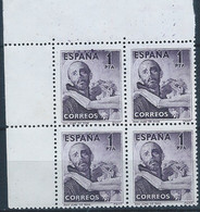 ES1070BL4BH-L4311-TRELIGCUADR.España.Espagne.Spain.SAN  JUAN  DE DIOS.1953.(Ed 1070**)sin Charnela.FANTASTICO - Gemälde