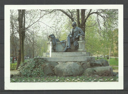 Deutschland Fontane - Denkmal NEURUPPIN (gesendet 1998, Mit Briefmarke) - Neuruppin