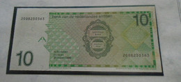 NETHERLANDS ANTILLES, P 23a ,  10 Gulden  ,  1986 ,  VF + Almost UNC  Presque Neuf , 2 Notes - Netherlands Antilles (...-1986)