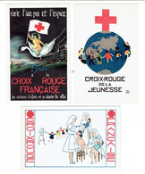 CP CROIX-ROUGE - Série 5 CP Après GUERRE - Croix-Rouge