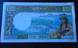 NEW CALEDONIA, P 59 ,  100 Francs ,  ND 1969 ,  VF/EF, First Prefix A1 - Nouméa (New Caledonia 1873-1985)