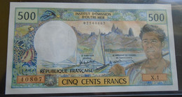 NEW CALEDONIA, P 60e ,  500 Francs ,  ND 1989 ,  UNC Neuf - Nouméa (Nuova Caledonia 1873-1985)