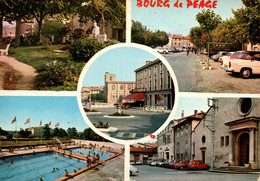 Bourg-de-Péage (Drôme) Multivues, Piscine, Place D'Agier, Eglise - Edition J. Cellard - Carte N° 33139 - Bourg-de-Péage