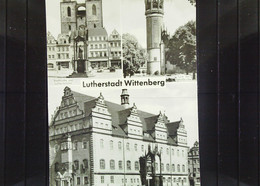 DDR: AK Lutherstadt Wittenberg (3 Ansichten) Mit 10 Pfg 5-Jahrplan 13.5.59 Aus Apollendorf Knr: 409 - Lutherstadt Eisleben