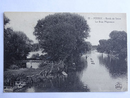 CPA 78 Yvelines - POISSY - Le Bord De Seine - Le Bras Migneaux - Poissy