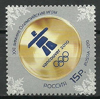 Olympische Spelen 2010 , Rusland - Zegel Postfris - Hiver 2010: Vancouver