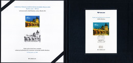 Czech Republic - 2022 - Charles Bridge - Praha '08 Exhibition - Set Of Stamp Proof + Commemorative Sheet With Hologram - Covers & Documents