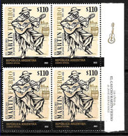 #75122 ARGENTINA 2022 ART LITERATURE MARTIN FIERRO BY JOSE HERNANDEZ 150° ANIV BLx4 MNH - Nuevos