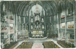 Montreal 1907; Interior Notre Dame Cathedral - Circulated. (MacFarlane - Toronto And Buffalo) - Montreal