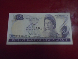NEW ZEALAND, P  164dr ,  2 Dollars , ND 1981, UNC  Neuf, REPLACEMENT - New Zealand