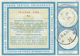 COUPON REPONSE INTERNATIONAL. INTERNATIONAL REPLY COUPON. IRLANDE. 8P. DRUIM MAIRTIN - Postal Stationery