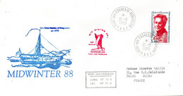 TAAF. Enveloppe Commémorative De 1988. Midwinter à Kerguelen. - Midwinter