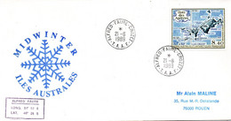TAAF. Enveloppe Commémorative De 1989. Midwinter Iles Australes. - Midwinter