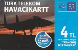 Turkey, TR-C-297D, HAVACIKARTT, 2 Scans.  Chip 8,  Augustos 2016 - Türkei