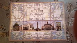 Belgium 2022 Belgique Places Square City CHARLEROI Architecture Monument Ms5v MNH - Unused Stamps
