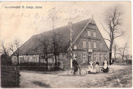 LÜTAU Herzogtum Lauenburg Holstein Gastwirtschaft H Lange Belebt Radfahrer Juli 1910 Gelaufen - Lauenburg