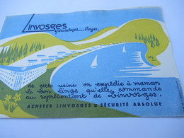 Buvard Publicitaire/Linge/LINVOGES/ Gérardmer , Vosges /Acheter Linvosges = Sécurité / Vers 1950-1960             BUV647 - Textile & Clothing