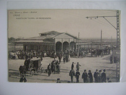 Delcampe - SPAIN / ESPANA - CADIZ POSTCARD , PUERTA DE TIERRA: UN MERENDERO IN THE STATE - Cádiz