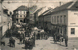 Jodoigne  Marché Aux Vaches Super Animée Voyagé En 1910 Mais Ne Possède Plus De Timbre - Geldenaken