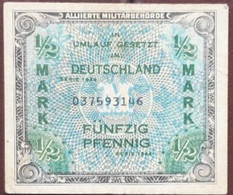 GERMANY- 1/2 PFENNIG 1944 P- Wor:P-191a, Ros:R-200a VF - 1/2 Mark