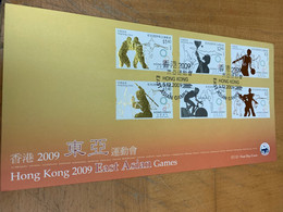 Hong Kong Stamp Sport Rowing Bowling Table Tennis Badminton Cycling Billiards Dance Swim Judo FDC - Lettres & Documents