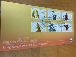 Hong Kong Stamp Sport Rowing Bowling Table Tennis Badminton Cycling Billiards Dance Swim Judo FDC - Cartas & Documentos