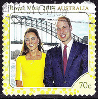 AUSTRALIA 2014 QEII 70c Royal Visit-William & Kate Self Adhesive SG4193 FU - Used Stamps