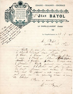 Facture Lettre Illustré - 1916 - BAYOL à La Chapelle-Laurent (15) Grains Graines - Pas Carte Postale - - Sonstige & Ohne Zuordnung