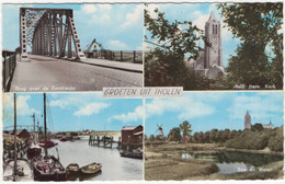 Groeten Uit Tholen: Brug Over De Eendracht, NH Kerk, Haven, Bos En Water - (Zeeland, Nederland) - 1968 - Tholen