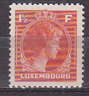 Q3051 - LUXEMBOURG Yv N°347 ** - 1944 Charlotte Rechtsprofil